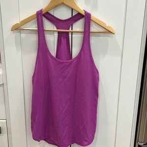 Lululemon flowy purple tank size 4.